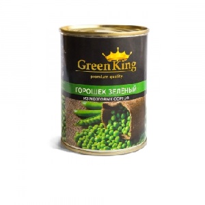 Горошек зеленый из мозговых сортов Green King