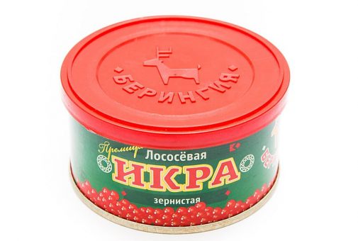 Икра лососевая зернистая 130гр БЕРИНГИЯ НЕРКА