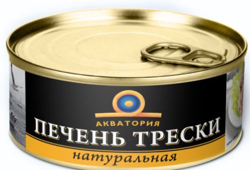 Печень трески натуральная из охлажденного сырья