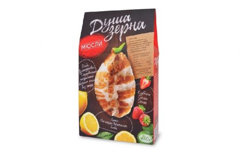 Мюсли с клубникой и лимоном (260гр)