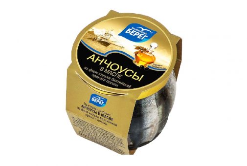 Анчоусы в масле Балтийский берег145гр