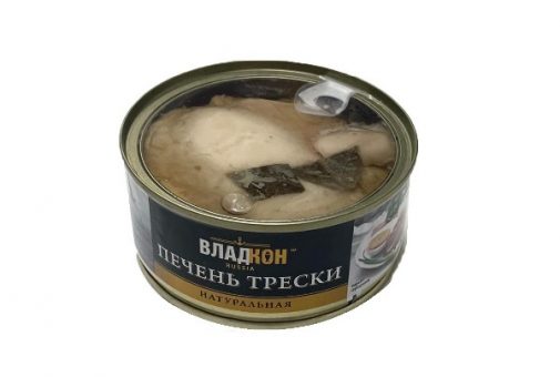 Печень трески натуральная из замороженного сырья