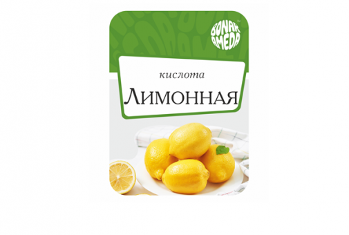 BONARAMEDA Приправа лимонная кислота 40г
