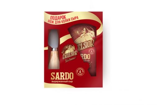 Сыр "Sardo" 180г (6шт/к) жир. 45%
