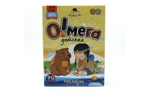 Детский Жир лосося 90 капсул